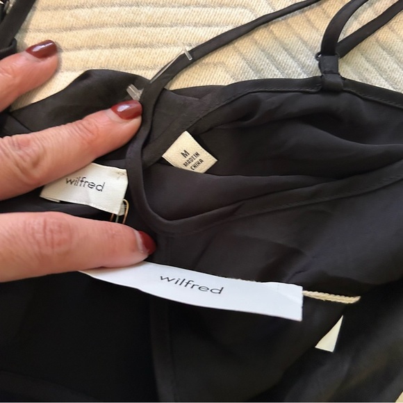 Aritzia Wilfred only Slip midi Dress sz M NWT - Picture 4 of 14